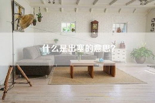 什么是出塞的意思？