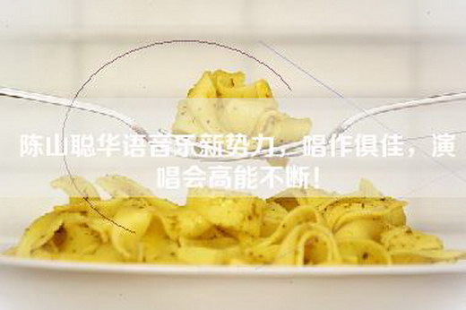 陈山聪华语音乐新势力，唱作俱佳，演唱会高能不断！