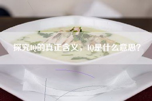 探究IQ的真正含义，IQ是什么意思？