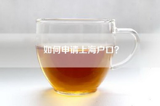 如何申请上海户口？