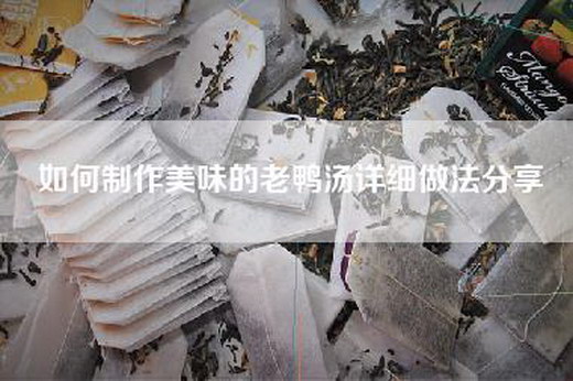 如何制作美味的老鸭汤详细做法分享