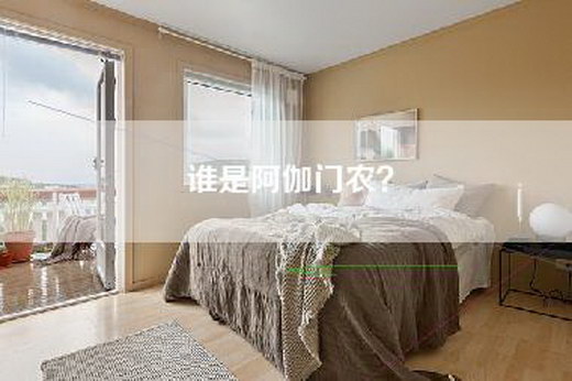 谁是阿伽门农? 谁是阿伽门农?