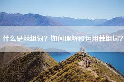 什么是棘组词？如何理解和运用棘组词？