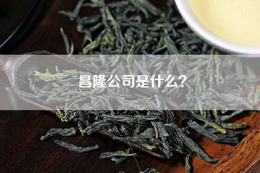 昌隆公司是什么？