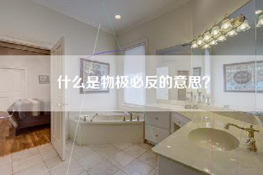 什么是物极必反的意思？