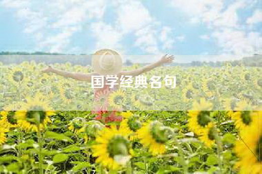 国学经典名句