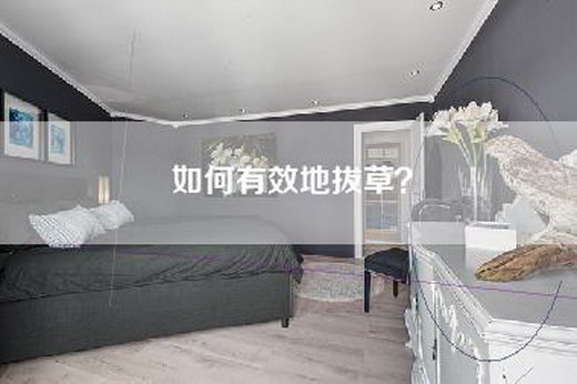 如何有效地拔草? 如何有效地拔草?