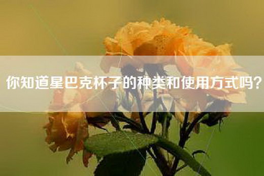 你知道星巴克杯子的种类和使用方式吗? 你知道星巴克杯子的种类和使用方式吗?