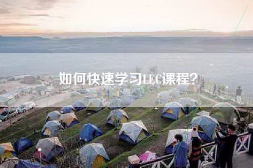 如何快速学习LEC课程? 如何快速学习LEC课程?