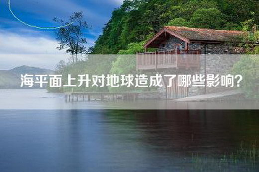 海平面上升对地球造成了哪些影响？