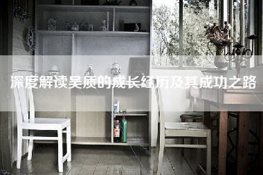 深度解读吴质的成长经历及其成功之路