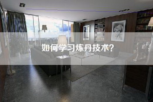 如何学习炼丹技术？