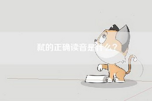 弑的正确读音是什么？